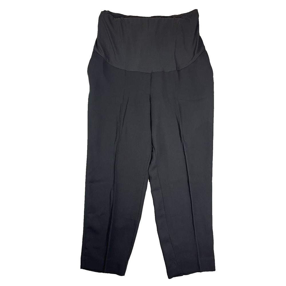 J. Crew Factory Black Straight Leg Pants Maternity